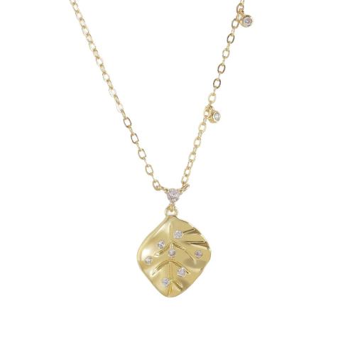 Collier en laiton cubique Zircon Micro Pave, Placage, styles différents pour le choix & pavé de micro zircon & pour femme, plus de couleurs à choisir, Vendu par PC