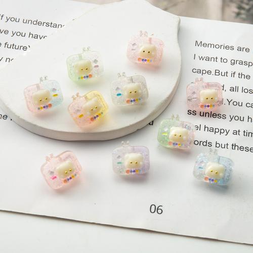 décoration Résine , avec laiton, Télévision, DIY, plus de couleurs à choisir Vendu par PC