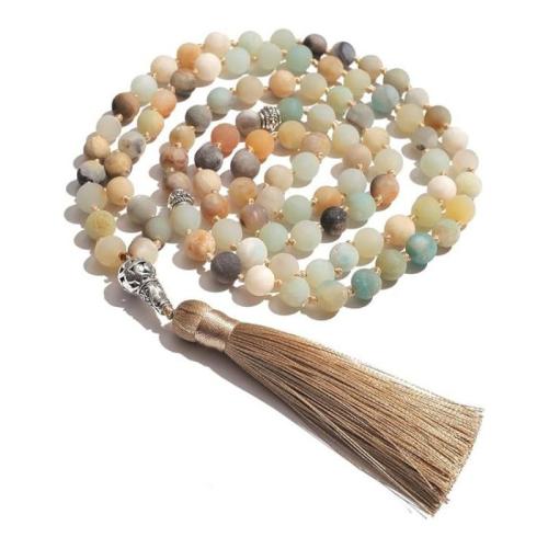 Collier de chaîne de chandail de mode, alliage de zinc, avec Fil de coton & Gemme synthétique, poli, bijoux de mode & pour femme Environ 85 cm, Vendu par PC