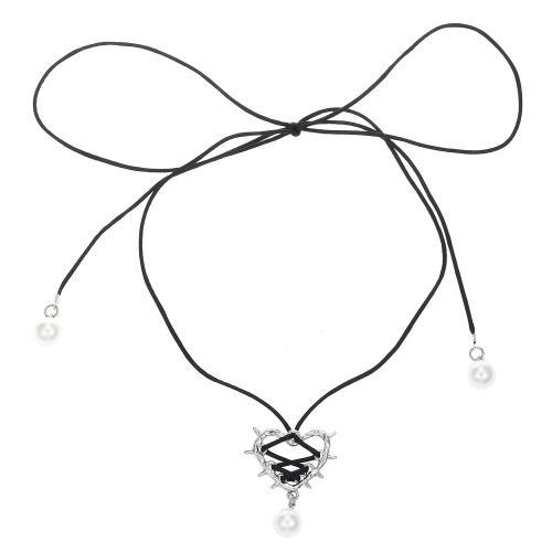 Mode Zink Legierung Schmucksets, Zinklegierung, mit Terylen Schnur & Kunststoff Perlen, plattiert, Modeschmuck & für Frau, keine, verkauft von PC