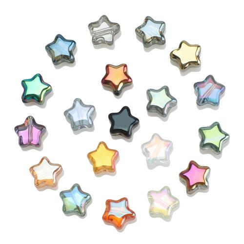 Mode Kristall Perlen, Stern, DIY, mehrere Farben vorhanden, 100PCs/Tasche, verkauft von Tasche