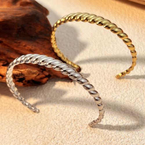 Bracelet en acier inoxydable, Acier inoxydable 304, Placage, bijoux de mode & pour femme, plus de couleurs à choisir, Vendu par PC[