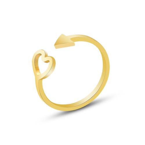 Titane Acier Bague, Acier titane, Placage, bijoux de mode & pour femme, plus de couleurs à choisir, Vendu par PC