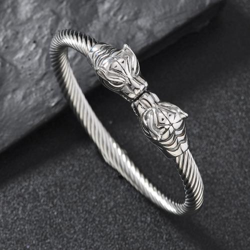 Bracelet en acier inoxydable, Acier inoxydable 304, Placage, bijoux de mode & unisexe & styles différents pour le choix, couleur originale, Vendu par PC[