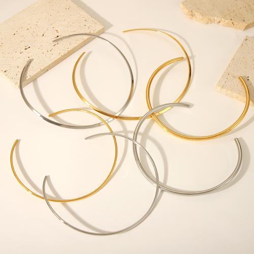 Collier de vetement, Acier inoxydable 304, Placage, normes différentes pour le choix & styles différents pour le choix & pour femme, plus de couleurs à choisir, Vendu par PC