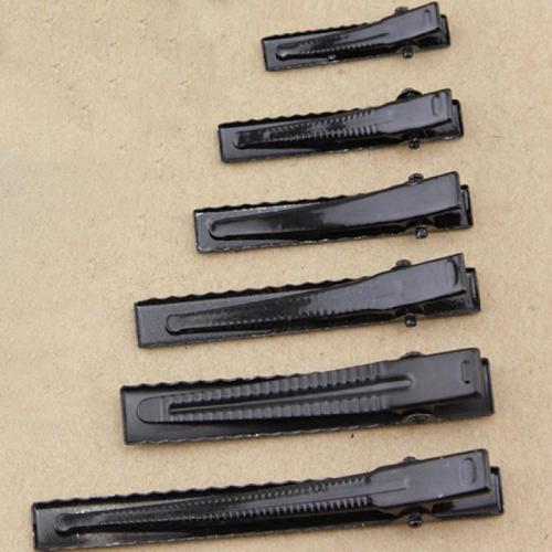 Accessoire de cheveux résultats bricolage, fer, Placage, DIY, noire, Vendu par PC