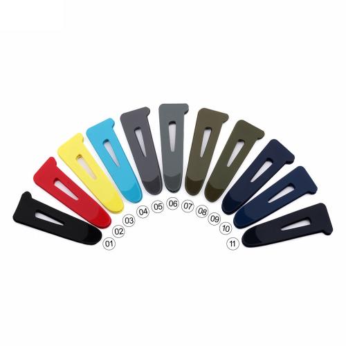 PVC Plastic Hook and Loop Sleeve Tab, injection moulding, fashion jewelry 