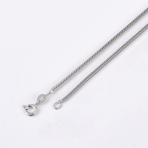 Sterling Silver Necklace Chain, 925 Sterling Silver & for man, silver color 