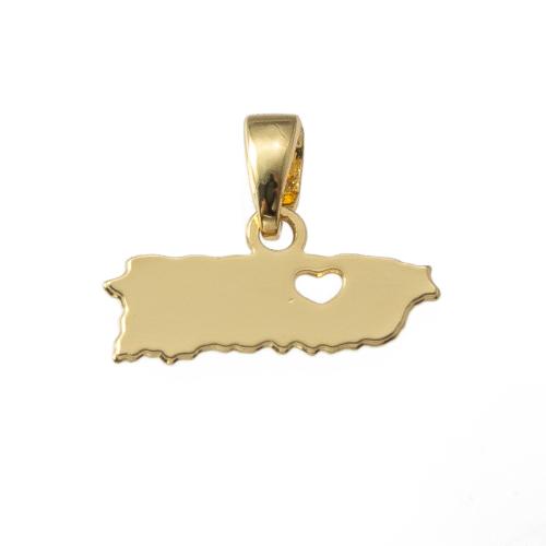 Brass Jewelry Pendants, plated, fashion jewelry, golden, nickel, lead & cadmium free 