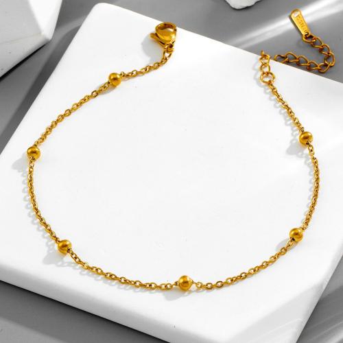 Stainless Steel Anklets Jewelry, 304 Stainless Steel, plated, fashion jewelry & for woman Approx 20 cm 
