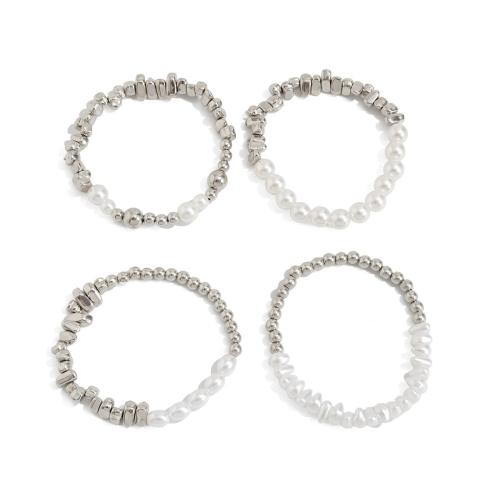 Imitation Quarz Harz Verbindung, Zinklegierung, mit Verkupferter Kunststoff & Kunststoff Perlen & Acryl, plattiert, Modeschmuck & unisex & verschiedene Stile für Wahl, keine, verkauft von setzen