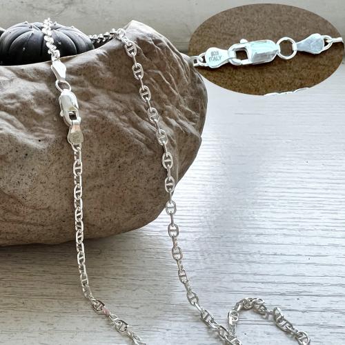 Collier en argent sterling chaîne, argent sterling 925, unisexe & normes différentes pour le choix, plus de couleurs à choisir, Vendu par PC[