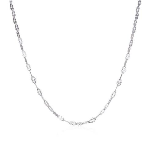Collier en argent sterling chaîne, Argent sterling 925, Placage, normes différentes pour le choix & pour femme, plus de couleurs à choisir, Vendu par PC[