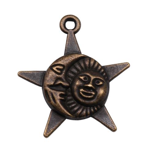 Bijoux pendentifs en Zinc alliage , alliage de zinc, soleil, Placage, DIY, plus de couleurs à choisir, Vendu par PC