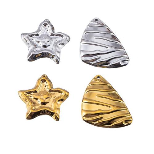 Pendentifs en acier inoxydable, Acier inoxydable 304, Placage, DIY & styles différents pour le choix, plus de couleurs à choisir Vendu par sac