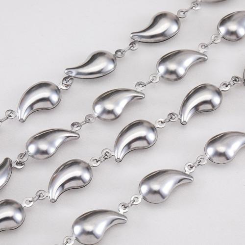 Stainless Steel Chain Jewelry, 304 Stainless Steel, plated, DIY 