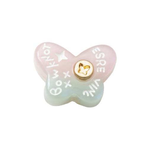 Harz Perlen Schmuck, mit Messing, Schmetterling, DIY, keine, 20.1x9.3x14.95mm, verkauft von PC
