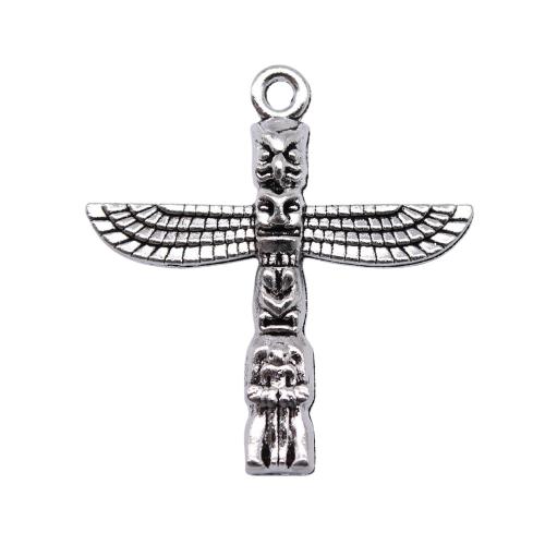 Bijoux pendentifs en Zinc alliage , alliage de zinc, Plaqué de couleur d'argent, DIY, Vendu par PC[