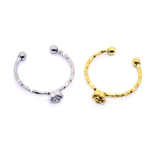 Bague en acier inoxydable, Acier inoxydable 304, Placage, bijoux de mode & unisexe, plus de couleurs à choisir, Vendu par PC