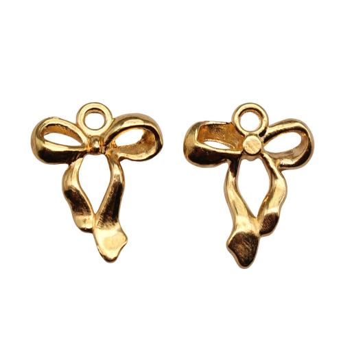 Zinc Alloy Bowkont Pendants, Bowknot, plated, DIY & hollow 