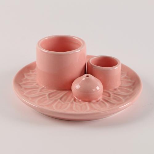Porcelain Incense Seat, handmade, for home and office & durable 