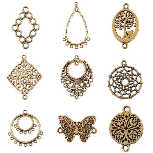 Connecteur creux en alliage de Zinc , Placage, DIY & styles différents pour le choix, Vendu par PC