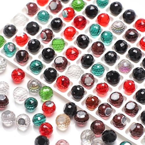 Glass Beads, Round, DIY & faceted, mixed colors 