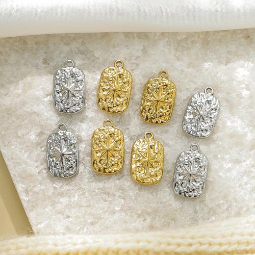 Pendentifs en acier inoxydable, Acier inoxydable 304, cadre, Placage, DIY, plus de couleurs à choisir Vendu par sac