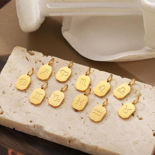 Pendentif en acier inoxydable de constellation, Acier inoxydable 304, Placage de couleur d'or, DIY, plus de couleurs à choisir, Vendu par PC