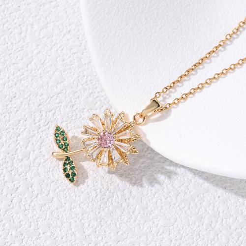 ステンレス鋼のジュエリーネックレス, 304ステンレススチール, メッキ, 回転式 & 異なるスタイルを選択 & 女性用 & ライン石のある, 金色, 長さ:約 41-50 センチ, 売り手 パソコン