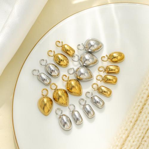 Pendentifs en acier inoxydable, Acier inoxydable 304, Placage, DIY, plus de couleurs à choisir Vendu par sac