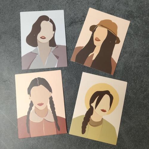 Paper Earring Card, Rectangle, printing 