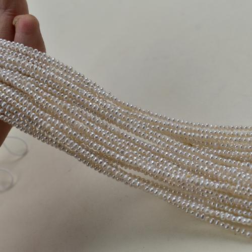 Perles nacres baroques de culture d'eau douce , perle d'eau douce cultivée, Irrégulière, Placage, DIY, blanc Vendu par brin