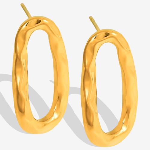 Boucle en acier inoxydable, Acier inoxydable 304, Placage, bijoux de mode & pour femme & creux, plus de couleurs à choisir, Vendu par paire