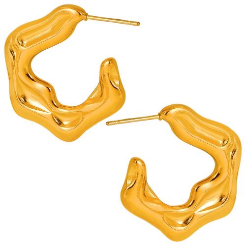 Boucle en acier inoxydable, Acier inoxydable 304, Placage, bijoux de mode & pour femme, plus de couleurs à choisir, Vendu par paire