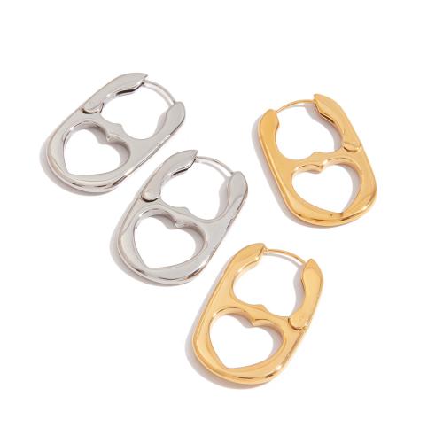 Stainless Steel Leverback Earring, 304 Stainless Steel, plated, fashion jewelry & for woman & hollow 