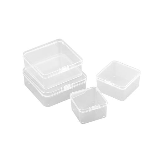 Polypropylene(PP) Storage Box, Square, dustproof white 