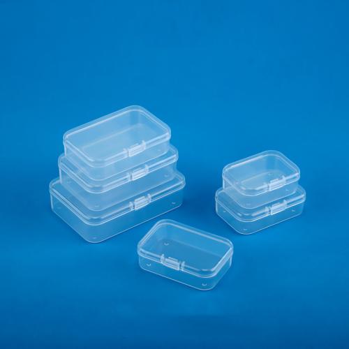 Polypropylene(PP) Storage Box, Rectangle, dustproof white 