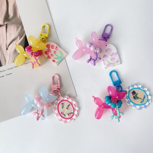 Acrylic Key Clasp, Dog, cute & for woman 