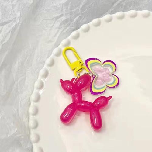 Acrylic Key Clasp, Dog, cute & for woman, key clasp length 50-80mm 