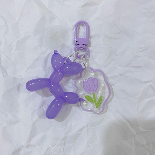 Acrylic Key Clasp, Dog, cute & for woman key clasp length 50-80mm 