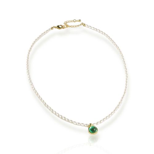 perle de plastique collier, avec alliage de zinc & Acrylique, avec 2inch chaînes de rallonge, bijoux de mode & pour femme, Couleur aléatoire Environ 15.7 pouce, Vendu par PC