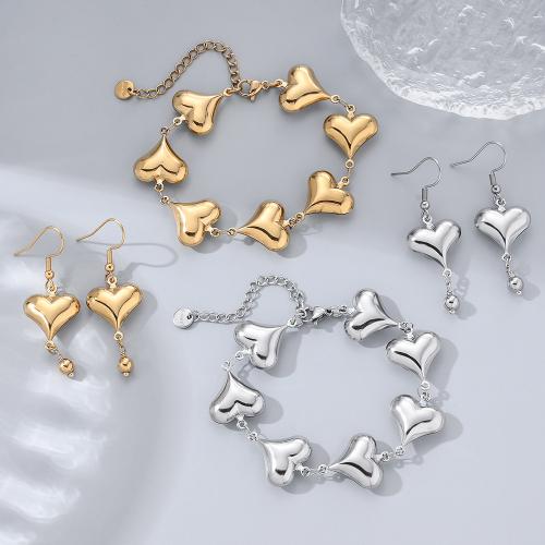 Acier inoxydable 304 parure de bijoux, Placage de couleur d'or, bijoux de mode, plus de couleurs à choisir, Vendu par PC