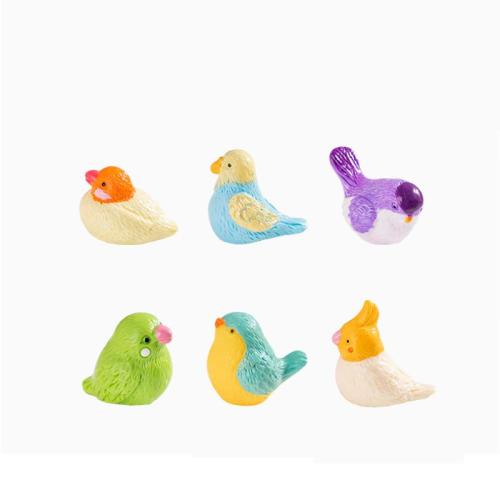 résine décoration, oiseau, DIY & styles différents pour le choix & émail, plus de couleurs à choisir, Vendu par PC