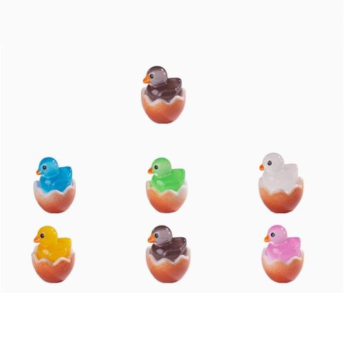 résine décoration, canard, DIY & lumineux & émail, plus de couleurs à choisir, Vendu par PC