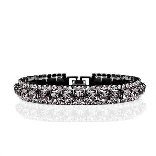 laiton bracelet, bijoux de mode & pour femme & avec strass cm, Vendu par PC
