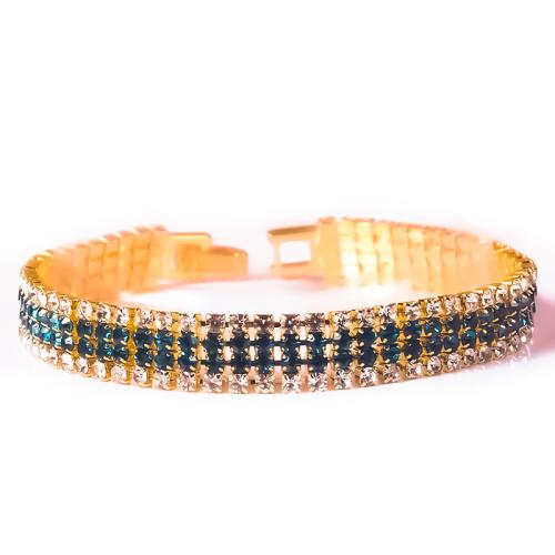 laiton bracelet, bijoux de mode & pour femme & avec strass, plus de couleurs à choisir, Vendu par PC