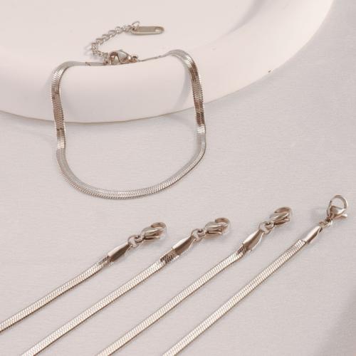 Bracelets en acier inoxydable, Acier inoxydable 304, Placage ionique sous vide, bijoux de mode & pour femme, plus de couleurs à choisir, Vendu par PC