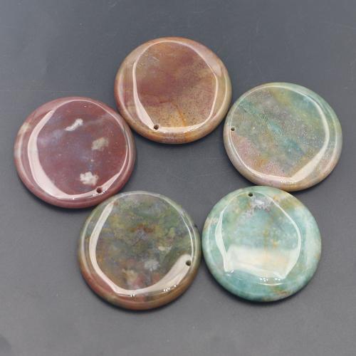 pierre gemme Pendentif, Rond, DIY, couleurs mélangées Vendu par PC