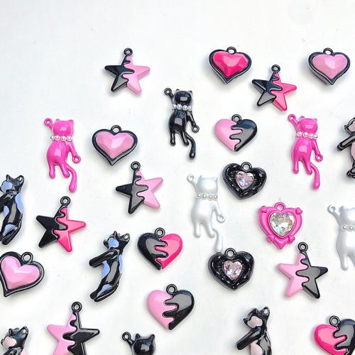 Pendentifs en résine strass, DIY & styles différents pour le choix & avec strass, Vendu par PC